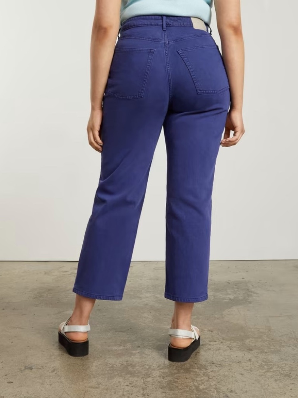 Everlane "Way High Curvy" jean in deep lapis - Size 32